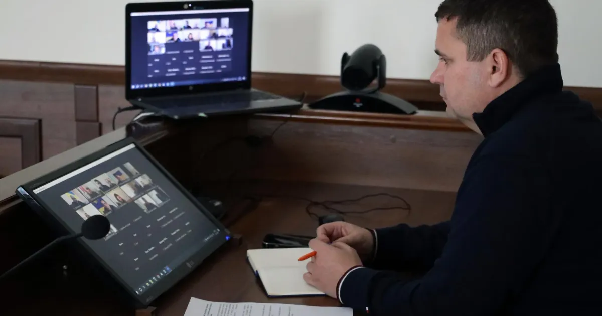 Зміївський міський голова взяв участь в онлайн нараді. Фото - Зміївська міська рада Виконання всіх мобілізаційних завдань дозволить ефективно сформувати та доукомплектувати боєздатні Збройні сили України на порталі Gromada Group