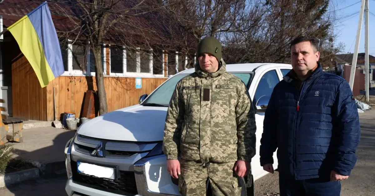 Фото - Зміївська міська рада Пікап Mitsubishi Зміївська міська рада передала підрозділу ППО на порталі Gromada Group